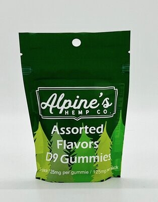 Alpine's Hemp Delta 9 THC Gummies