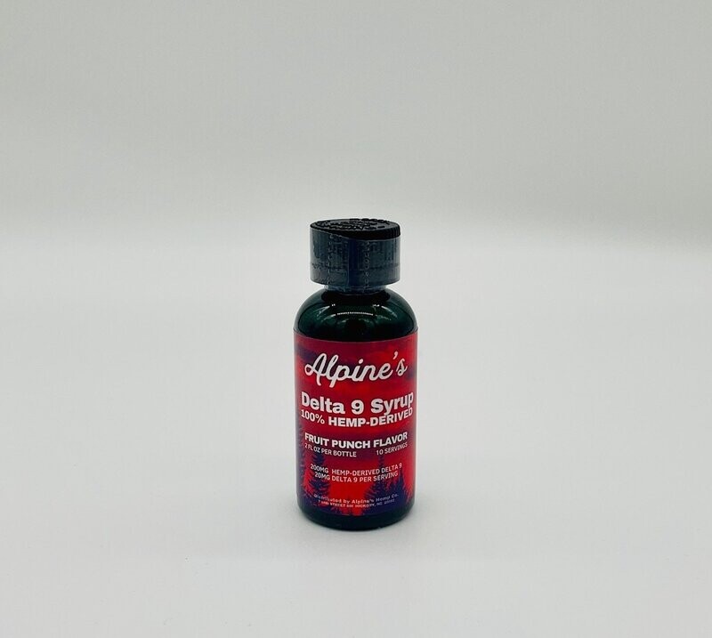 Alpine's Hemp Delta 9 THC Syrup (200mg)
