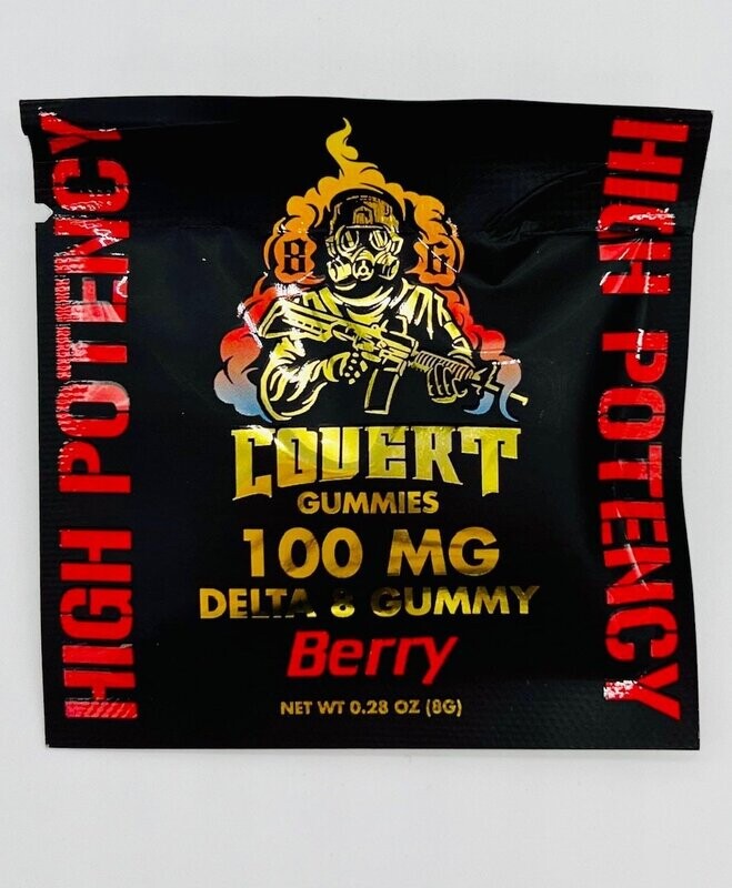 Covert 100mg Delta 8 Gummy (single count)
