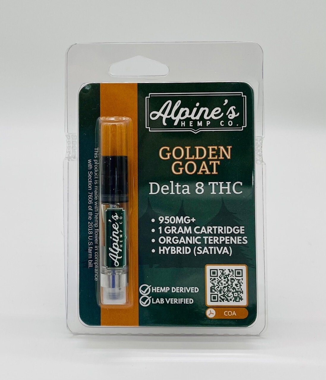 Alpine's Hemp Delta 8 Carts