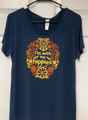 With The Hippies Women's Tee