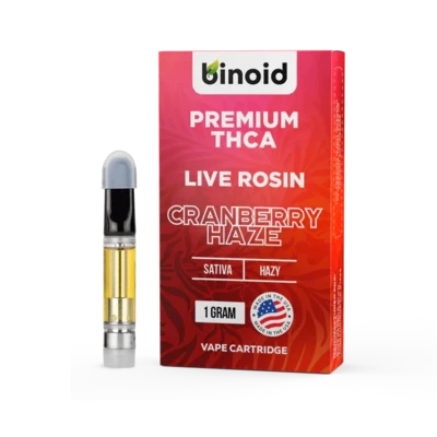 THCa Live Rosin Cart (Cranberry Haze)