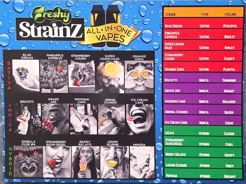 FRESHY StrainZ THCa Disposables