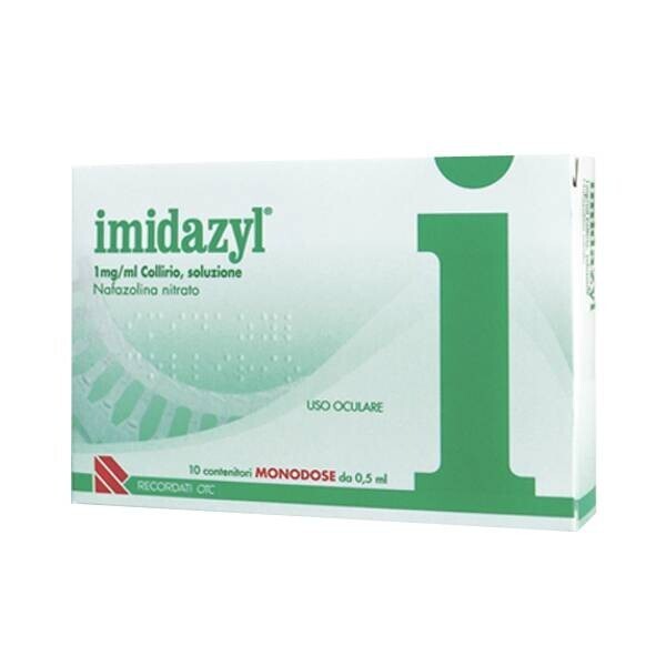 Imidazyl Collirio 10 Flaconcini Monodose 1mg/ml Imidazyl Collirio 10 Flaconcini Monodose 1mg/ml