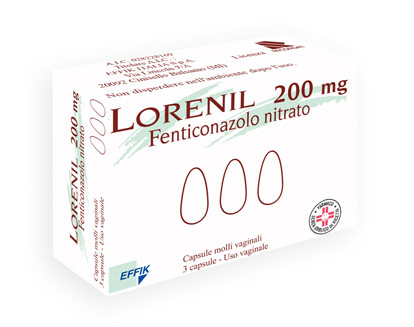 Lorenil 200mg 3 capsule molli vaginali