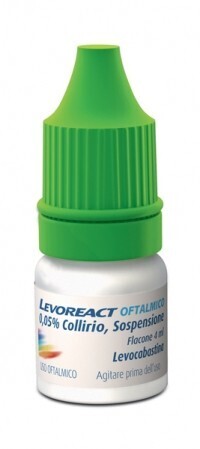 Levoreact oftalmico collirio 4ml 0,5mg Levoreact oftalmico collirio 4ml 0,5mg