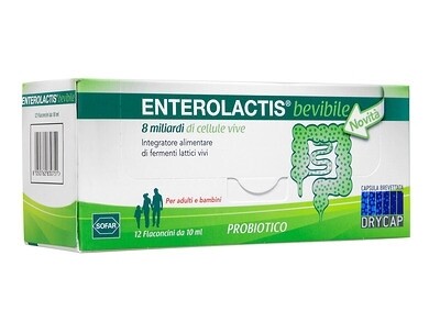 ENTEROLACTIS bevibile 12 flaconcini ENTEROLACTIS bevibile 12 flaconcini