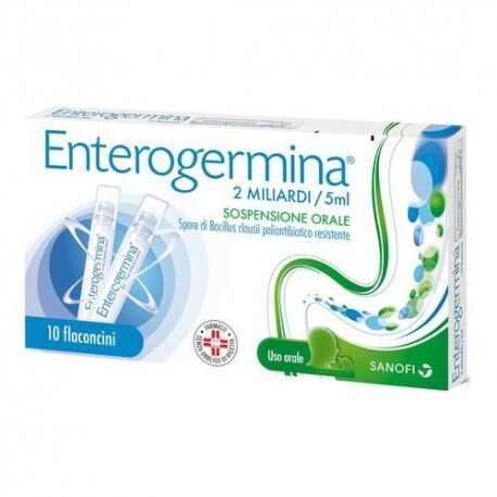 Enterogermina 2 miliardi 10 flaconcini Enterogermina 2 miliardi 10 flaconcini