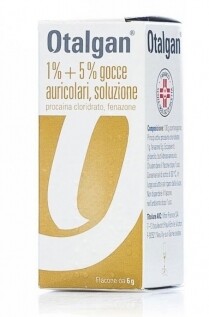 OTALGAN GOCCE AURICOLARI FLACONE 6 g OTALGAN GOCCE AURICOLARI FLACONE 6 g
