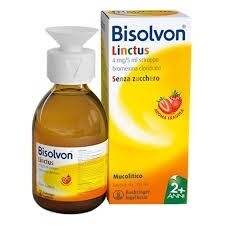 BISOLVON LINCTUS sciroppo aroma fragola BISOLVON LINCTUS sciroppo aroma fragola