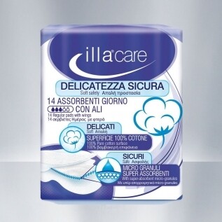 ILLA CARE assorbenti cotone GIORNO ILLA CARE assorbenti cotone GIORNO
