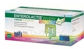 ENTEROLACTIS bevibile 12 flaconcini bambini