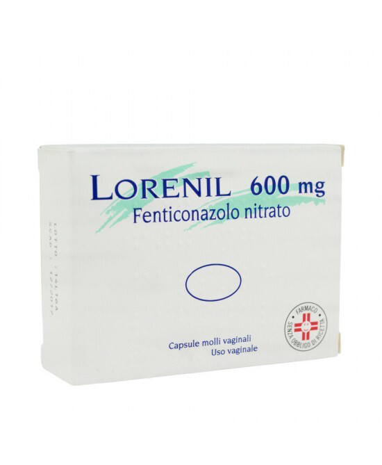 Lorenil 600mg uso vaginale 1 capsula molle Lorenil 600mg uso vaginale 1 capsula molle