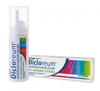 DICLOREUM schiuma cutanea 3%