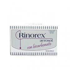 RINOREX AEROSOL BICARBONATO 25 FLACONE DA 3ML RINOREX AEROSOL BICARBONATO 25 FLACONE DA 3ML