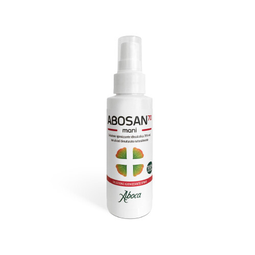 ABOSAN70 MANI SOLUZIONE IGIENIZZANTE IDROALCOLICA 70% VOL.