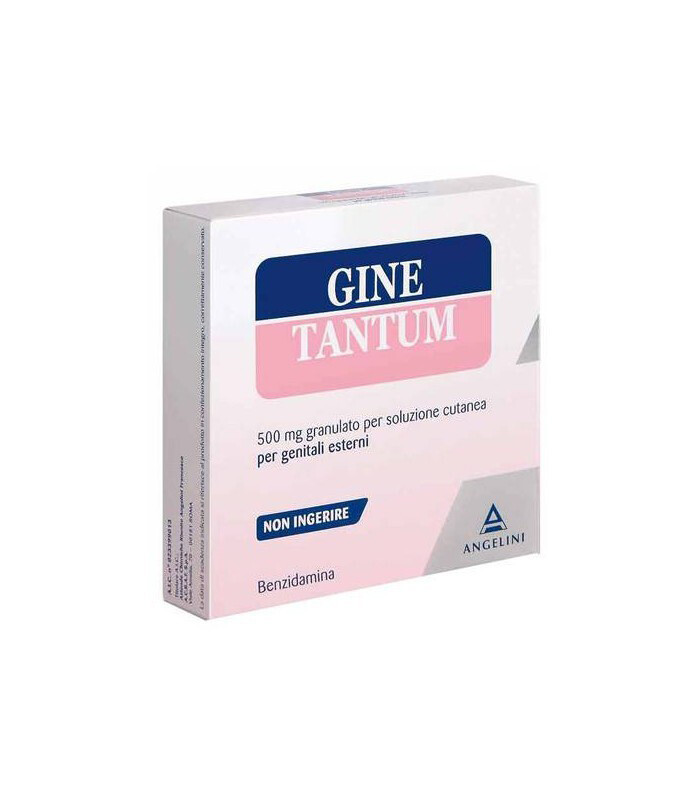 Ginetantum granulato per soluzione cutanea per genitali esterni 10 bustine 500mg