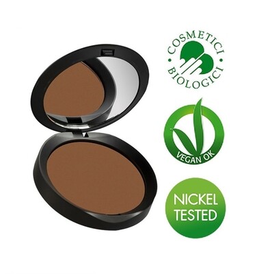 PuroBio Cosmetics Terra Resplendent Bronzing Powder n.04 marrone fango