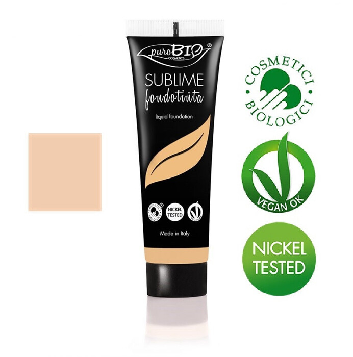 PuroBio Cosmetics Sublime Fondotinta Fluido n.02 30ml