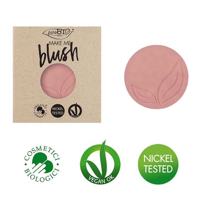 puroBio Cosmetics Blush n.01 Rosa Satinato refill