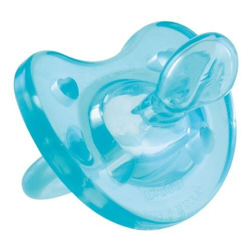 Chicco Physio Gommotto 0-6m ortodontica physio in silicone azzurro