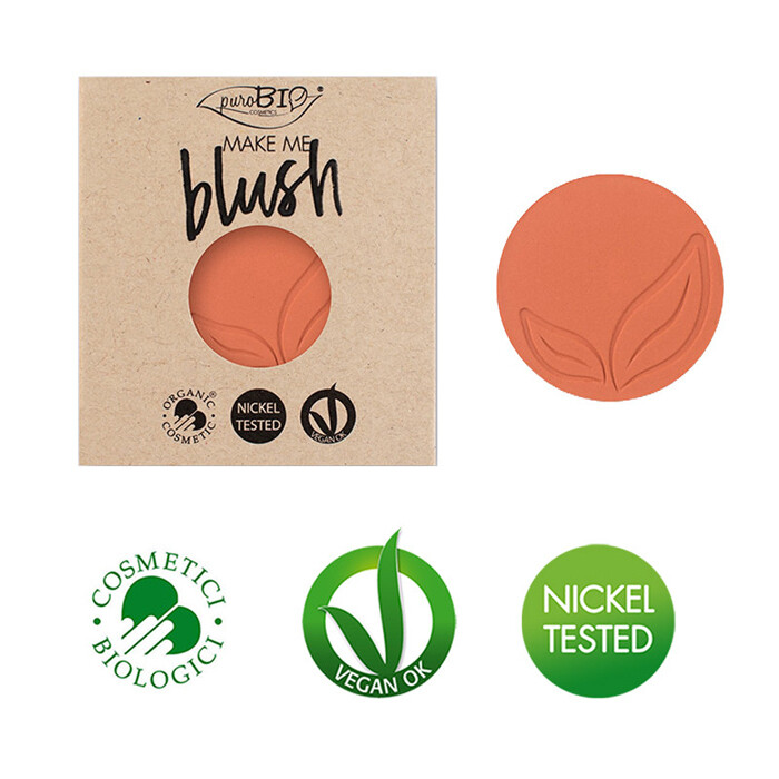 puroBio Cosmetics Blush n.04 Mattone Opaco refill