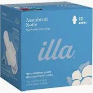 ILLA CARE assorbenti cotone NOTTE ILLA CARE assorbenti cotone NOTTE