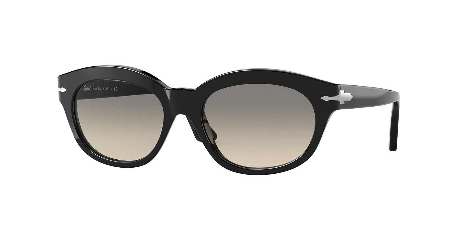 PERSOL 3250S 95/32 black / gradient grey occhiali