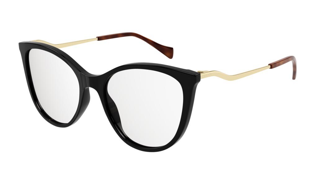 GUCCI 10070 005 black e gold occhiali