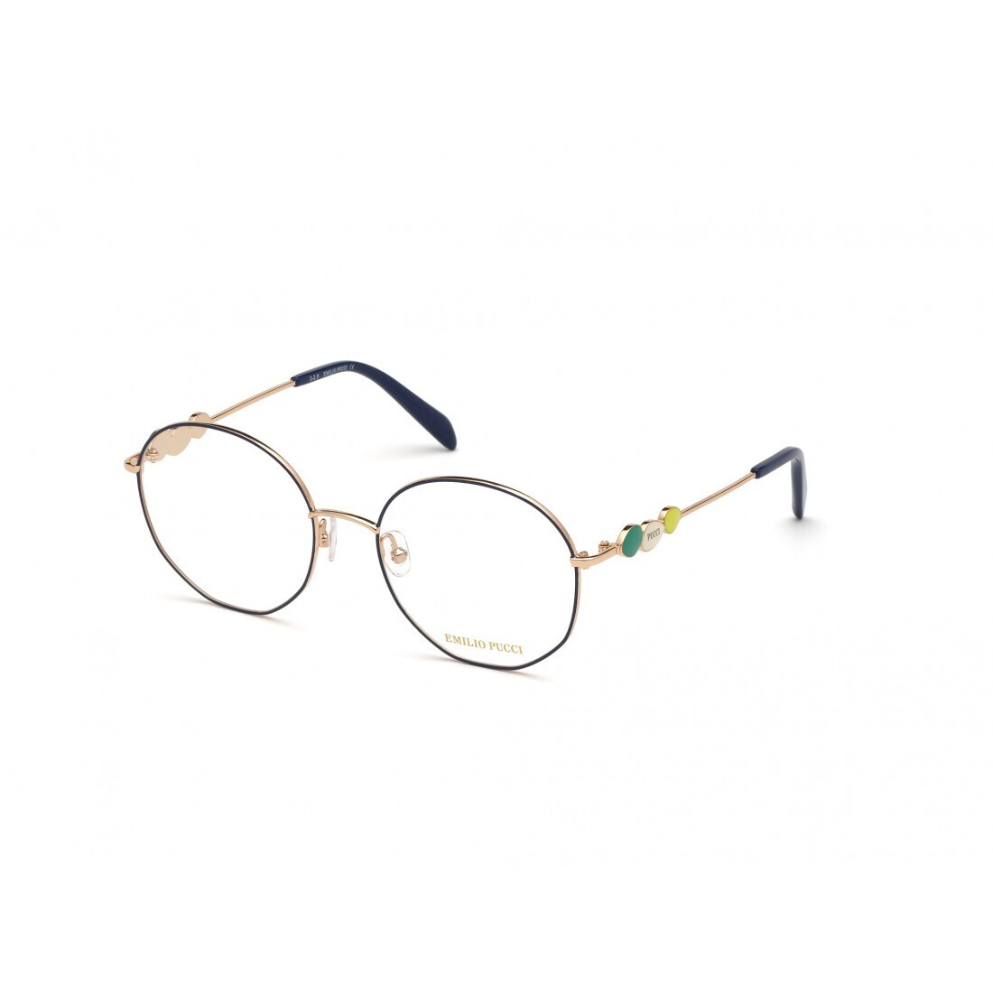 EMILIO PUCCI 5145/V 092 blue e gold occhiali
