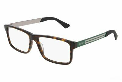GUCCI 0692O 005 tartarugato, green e silver occhiali