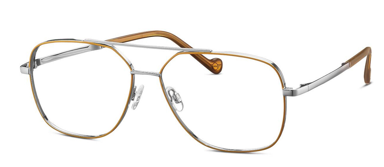 MINI eyewear 742025 80 silver , yellow occhiali