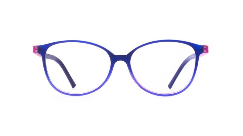 LOOK - LOOKKINO 03770 W156 matte blue sfumato e fucsia occhiali LOOK - LOOKKINO 03770 W156 matte blue sfumato e fucsia occhiali