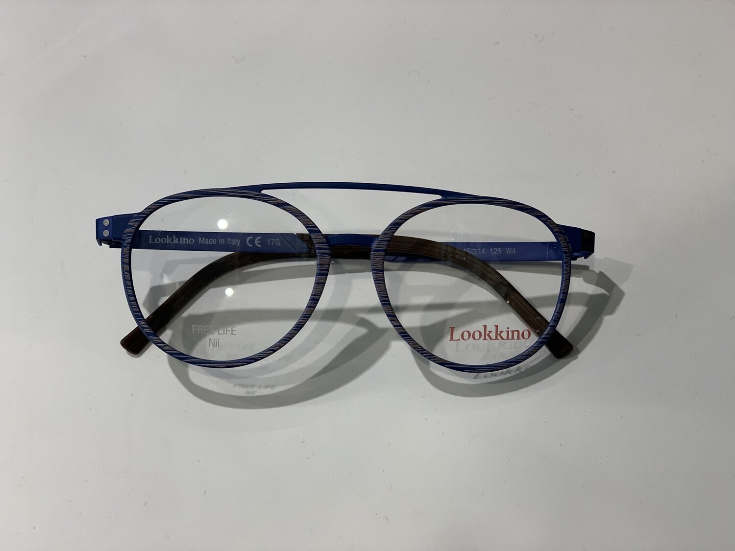 LOOK - LOOKKINO 03812 W4 matte blue striato occhiali