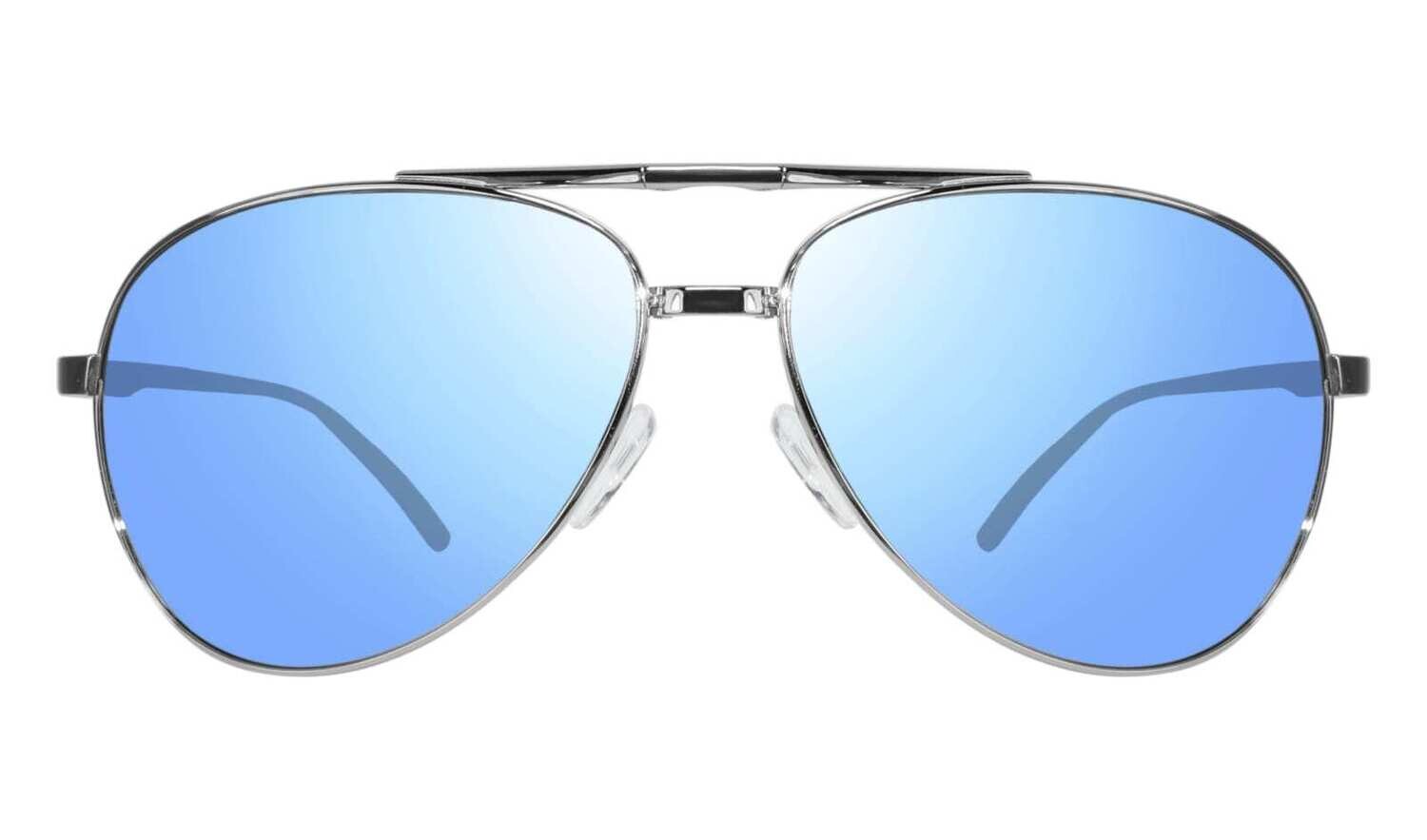 REVO THIRTY-FIVE LIMITED EDITION 1985 03 silver / brown flash blue water polarized occhiali