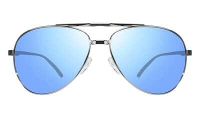 REVO THIRTY-FIVE LIMITED EDITION 1985 03 silver / brown flash blue water polarized occhiali