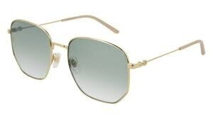 GUCCI 0396S- Gold /Green 002 occhiali