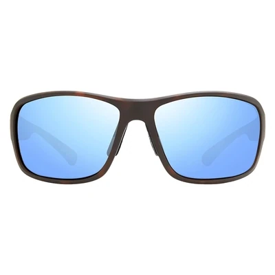 REVO VISTA 1186 02 matte brown tartarugato / light blue occhiali