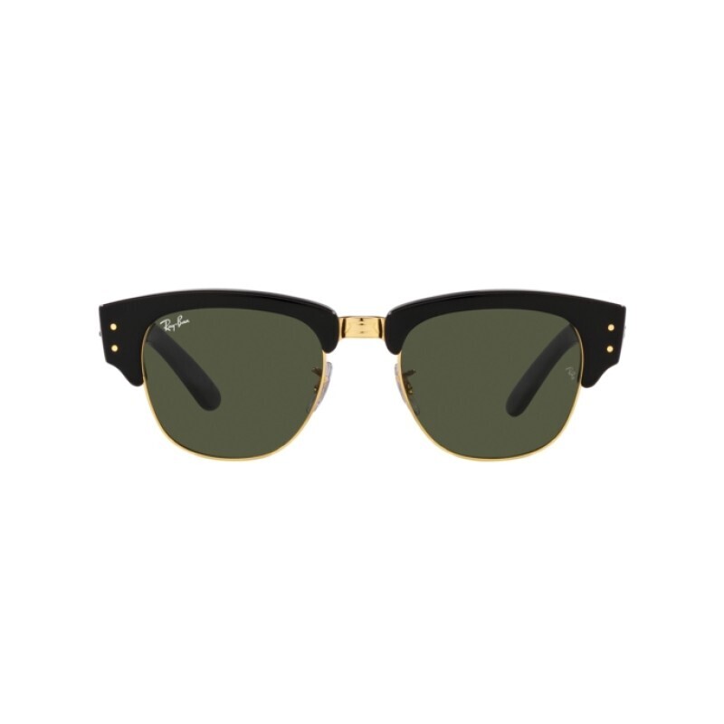 RAY BAN MEGA CLUBMASTER 0316S 901/31 black / grey green occhiali