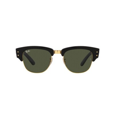 RAY BAN MEGA CLUBMASTER 0316S 901/31 black / grey green occhiali