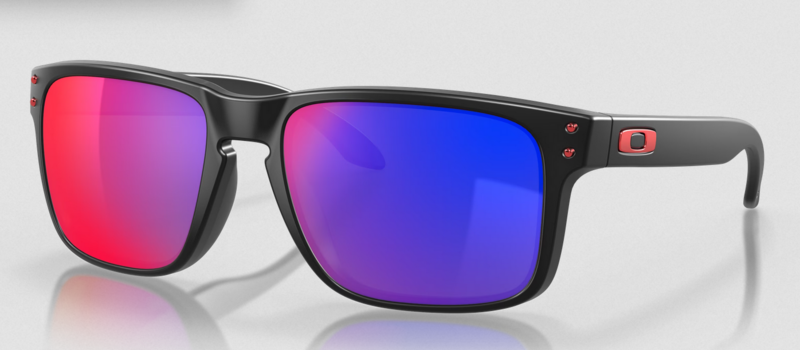 OAKLEY 0O9102 36 HOLBROOK matte black / positive red iridium OAKLEY 0O9102 36 HOLBROOK matte black / positive red iridium