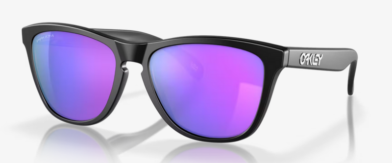 OAKLEY 0OO9013 H6 FROGSKINS matte black / prizm violet occhiali OAKLEY 0OO9013 H6 FROGSKINS matte black / prizm violet occhiali