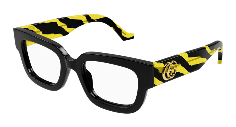 Gucci GG1548O 006 black / yellow glitter occhiali Gucci GG1548O 006 black / yellow glitter occhiali