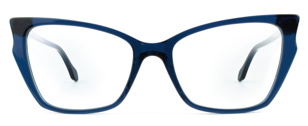 GERMANO GAMBINI I LEGGERI GG185 BL8 blue transparent occhiali