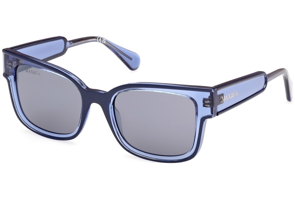 MAX & CO MO0098/S 90C blue transparent / grey occhiali