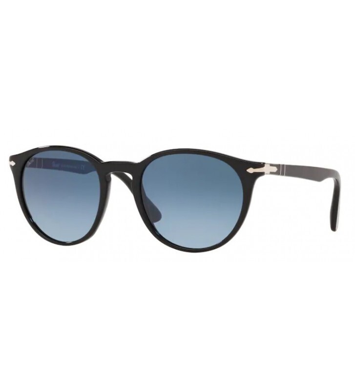 PERSOL PO3152-S 9014/Q8 black / blue occhiali PERSOL PO3152-S 9014/Q8 black / blue occhiali