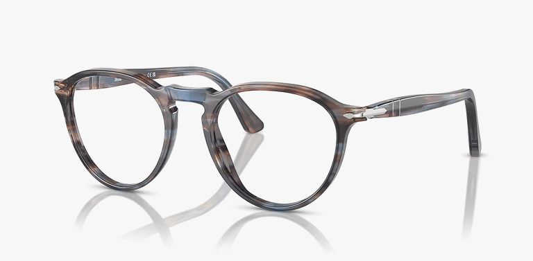 PERSOL PO3286-V 1155 striato blue occhiali
