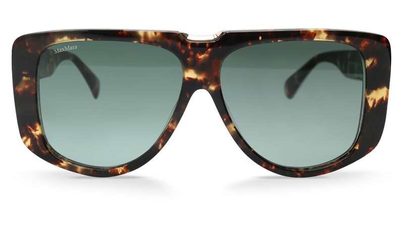MAX MARA MM0075/S 52P tortoise brown / grey green occhiali MAX MARA MM0075/S 52P tortoise brown / grey green occhiali