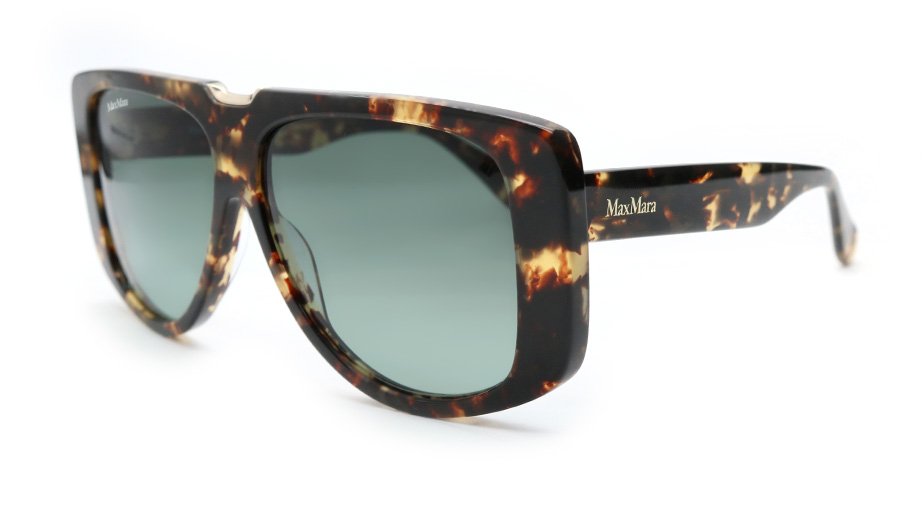 MAX MARA MM0075/S 52P tortoise brown / grey green occhiali