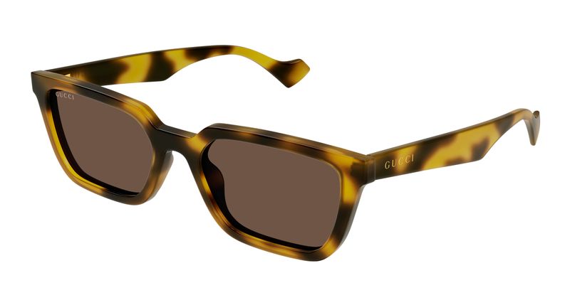 GUCCI GG1539S 005 tartarugato yellow / brown occhiali GUCCI GG1539S 005 tartarugato yellow / brown occhiali